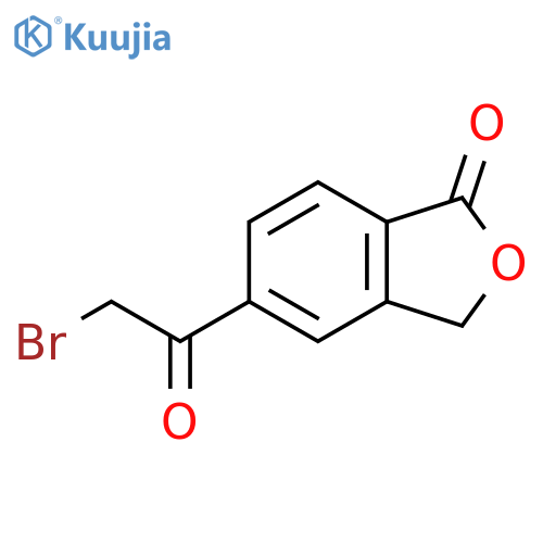 5-(2-Bromoacetyl)isobenzofuran-1(3H)-one structure