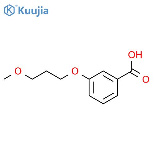 3-(3-methoxypropoxy)benzoic acid structure