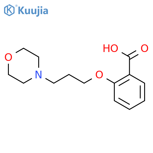 2-(3-Morpholin-4-yl-propoxy)-benzoic acid structure