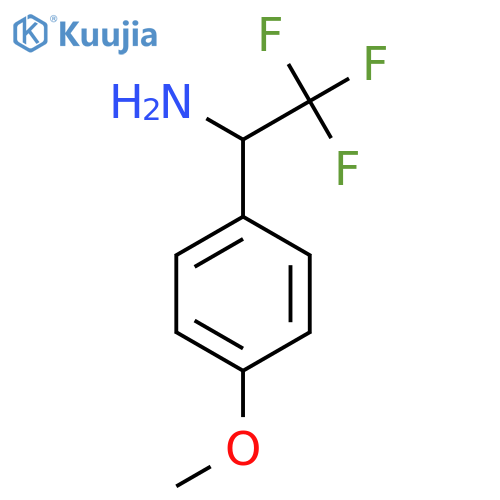 2,2,2-Trifluoro-1-(4-methoxyphenyl)ethanamine structure