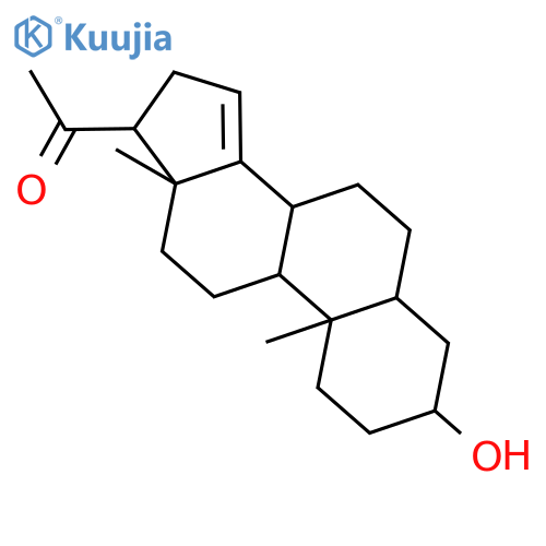 (3beta,5alpha)-3-Hydroxypregn-14-ene-20-one structure
