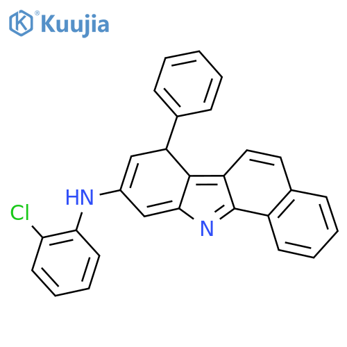 N-(2-Chlorophenyl)-7-phenyl-7H-benzocarbazole-9-amine structure