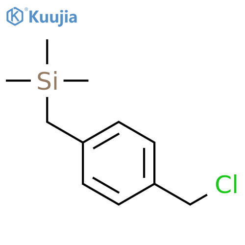 Silane, [[4-(chloromethyl)phenyl]methyl]trimethyl- structure