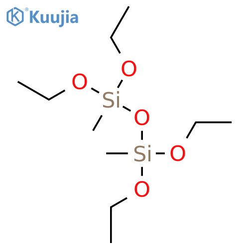 Disiloxane,1,1,3,3-tetraethoxy-1,3-dimethyl- structure