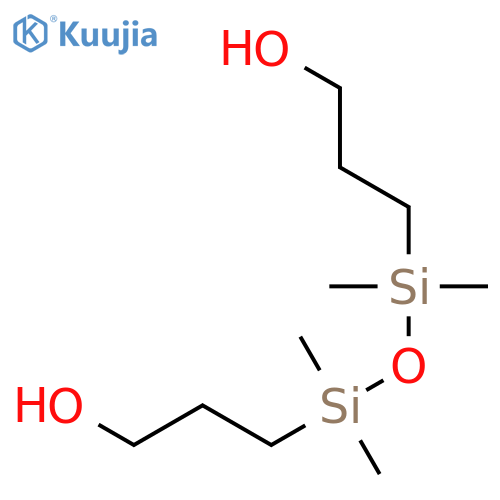 3,3'-(1,1,3,3-Tetramethyldisiloxane-1,3-diyl)bis(propan-1-ol) structure