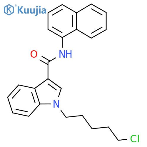 1-(5-Chloropentyl)-N-1-naphthalenyl-1H-indole-3-carboxamide structure