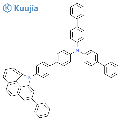 [1,1'-Biphenyl]-4-amine, N-[1,1'-biphenyl]-4-yl-N-[4'-(2-phenyl-4H-benzo[def]carbazol-4-yl)[1,1'-biphenyl]-4-yl]- structure