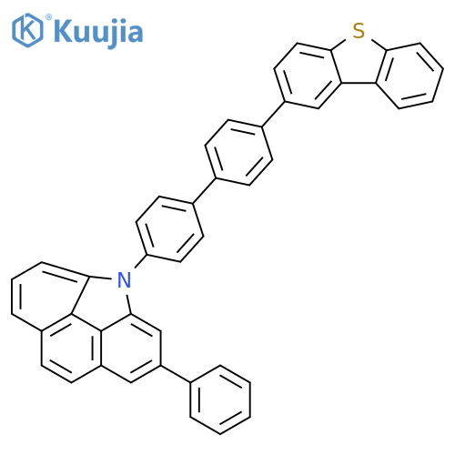 4H-Benzo[def]carbazole, 4-[4'-(2-dibenzothienyl)[1,1'-biphenyl]-4-yl]-2-phenyl- structure