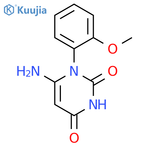 6-Amino-1-(2-methoxyphenyl)pyrimidine-2,4(1H,3H)-dione structure