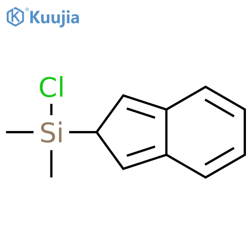 Silane, chloro-2H-inden-2-yldimethyl- structure