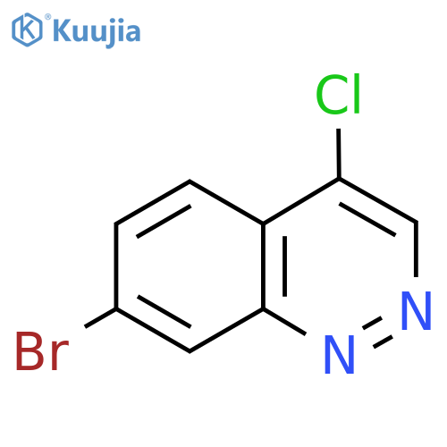 7-Bromo-4-chlorocinnoline structure