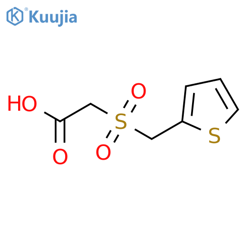 2-(thiophen-2-ylmethanesulfonyl)acetic Acid structure