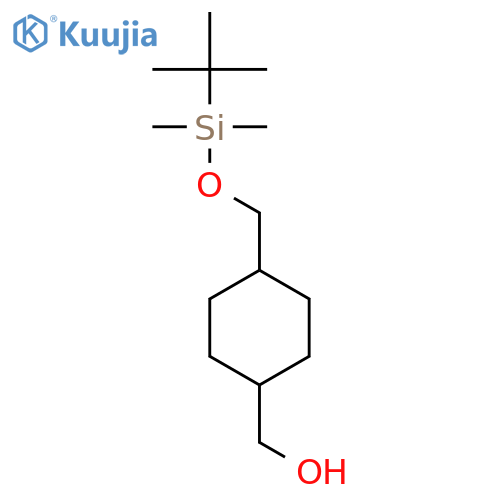 trans-4-(tert-Butyldimethylsilanyl)oxymethylcyclohexylmethanol structure