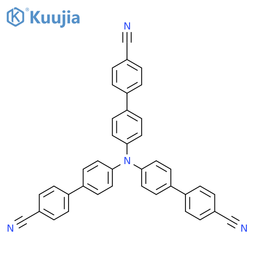 4',4''',4'''''-Nitrilotris(([1,1'-biphenyl]-4-carbonitrile)) structure