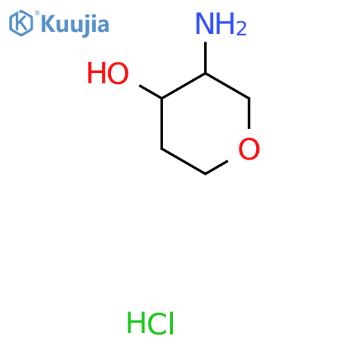 3-Aminotetrahydro-2H-pyran-4-ol hydrochloride structure