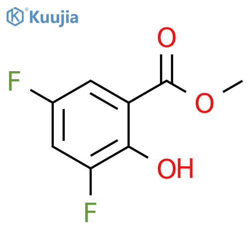 Methyl 3,5-difluoro-2-hydroxybenzoate structure