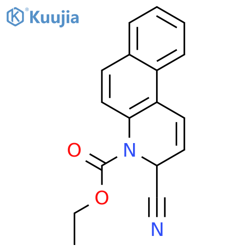 Ethyl 3-cyano-3h-benzo[f]quinoline-4-carboxylate structure