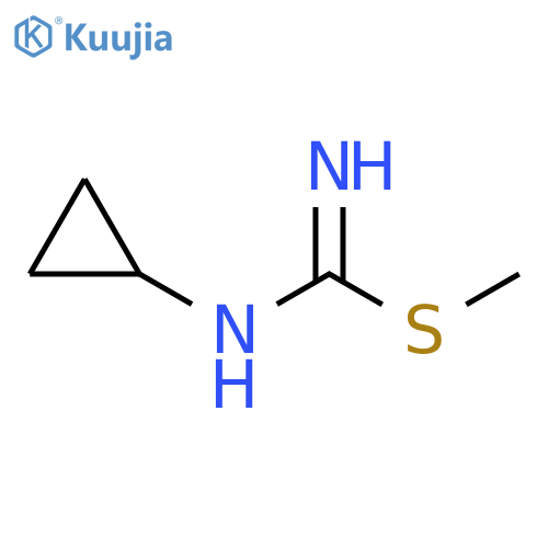 Carbamimidothioic acid, cyclopropyl-, methyl ester (9CI) structure