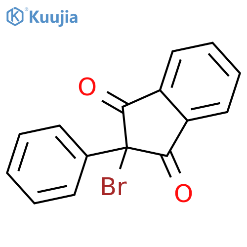 1H-Indene-1,3(2H)-dione,2-bromo-2-phenyl- structure