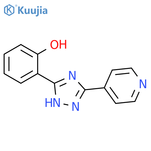 2-(3-(pyridin-4-yl)-1H-1,2,4-triazol-5-yl)phenol structure