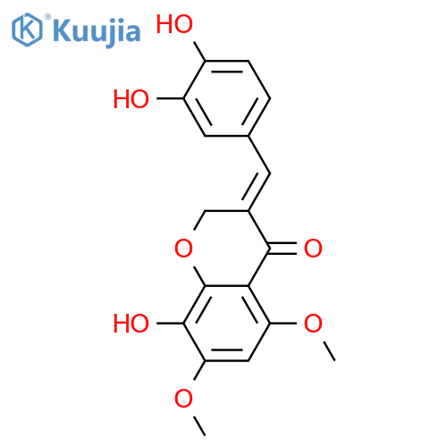 3-(3,4-Dihydroxybenzylidene)-5,7,8-trihydroxy-4-chromanone; (E)-form, 5,7-Di-Me ether structure