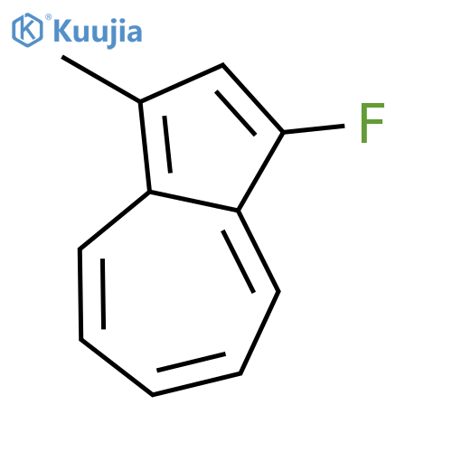 Azulene,1-fluoro-3-methyl- structure