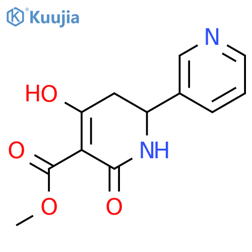 [2,3-Bipyridine]-5-carboxylic acid, 1,2,3,6-tetrahydro-4-hydroxy-6-oxo-, methyl ester structure