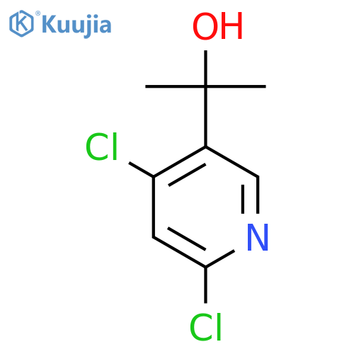 2-(4,6-Dichloropyridin-3-yl)propan-2-ol structure