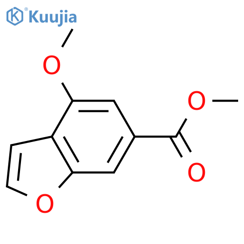 Methyl 4-methoxy-1-benzofuran-6-carboxylate structure
