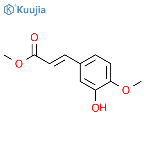 2-Propenoic acid, 3-(3-hydroxy-4-methoxyphenyl)-, methyl ester, (2Z)- structure