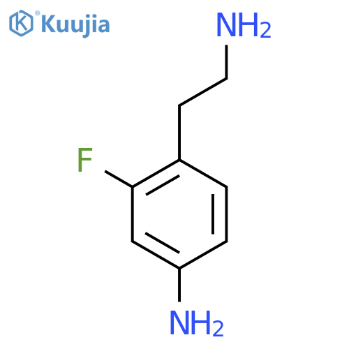 Benzeneethanamine,4-amino-2-fluoro- structure