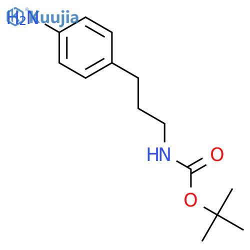 4-(3-Boc-aminopropyl)aniline structure