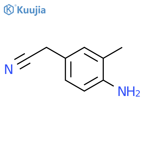 Benzeneacetonitrile,4-amino-3-methyl- structure