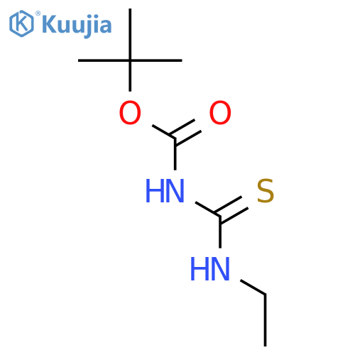 Carbamic acid,[(ethylamino)thioxomethyl]-, 1,1-dimethylethyl ester (9CI) structure
