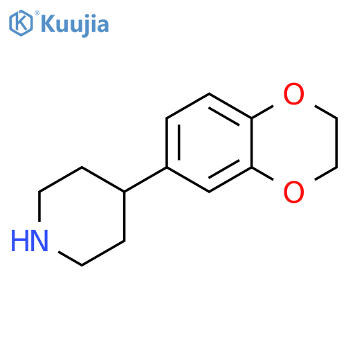 4-(2,3-Dihydro-benzo[1,4]dioxin-6-yl)-piperidine structure
