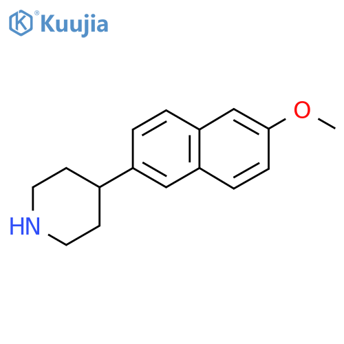 4-(6-Methoxynaphthalen-2-YL)piperidine structure