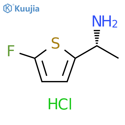 2-Thiophenemethanamine, 5-fluoro-α-methyl-, hydrochloride (1:1), (αR)- structure