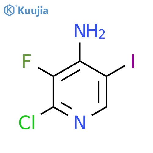 2-Chloro-3-fluoro-5-iodopyridin-4-amine structure