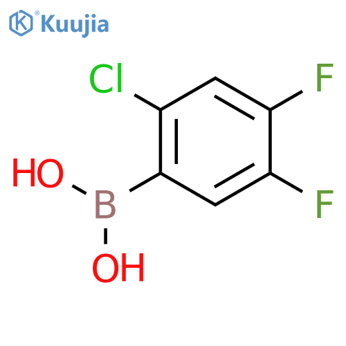 2-Chloro-4,5-difluorophenylboronic Acid structure