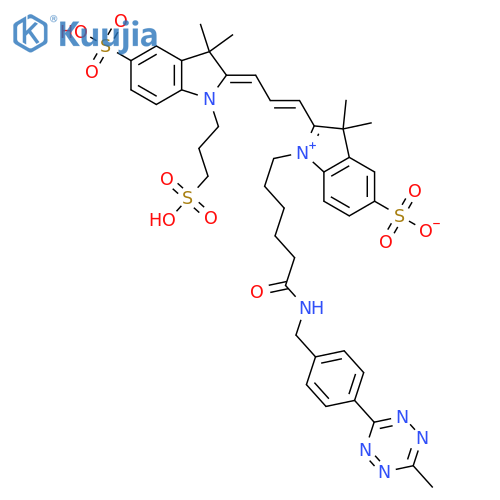 6-Methyl-Tetrazine-Sulfo-Cy3 structure
