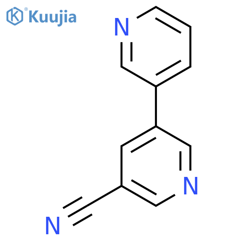 [3,3'-Bipyridine]-5-carbonitrile structure