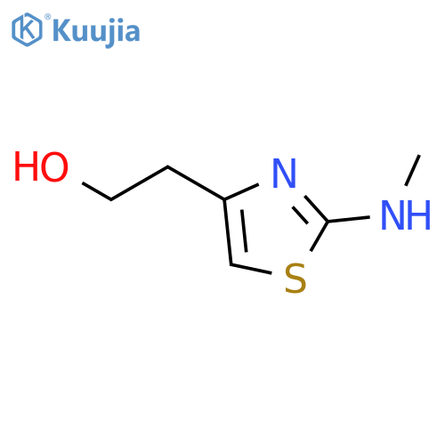 4-Thiazoleethanol,2-(methylamino)- structure