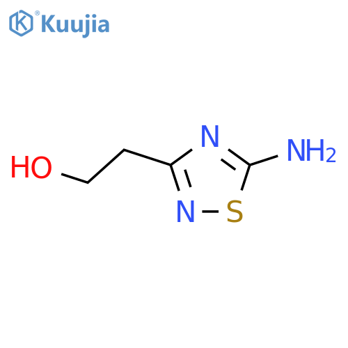 1,2,4-Thiadiazole-3-ethanol,5-amino- structure