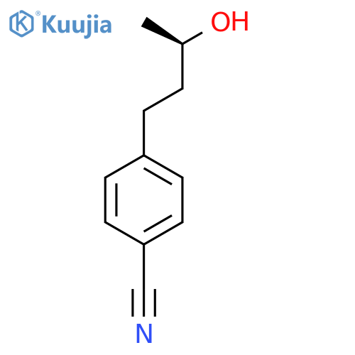 4-[(3R)-3-hydroxybutyl]benzonitrile structure