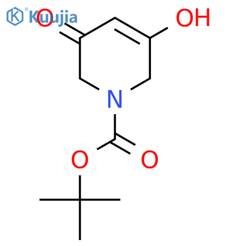 Tert-butyl 3-hydroxy-5-oxo-5,6-dihydropyridine-1(2H)-carboxylate structure