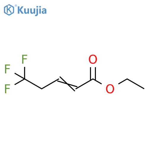 ethyl 5,5,5-trifluoropent-2-enoate structure