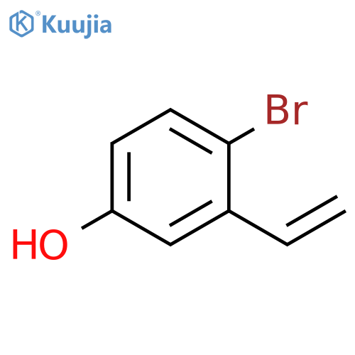 Phenol, 4-bromo-3-ethenyl- structure