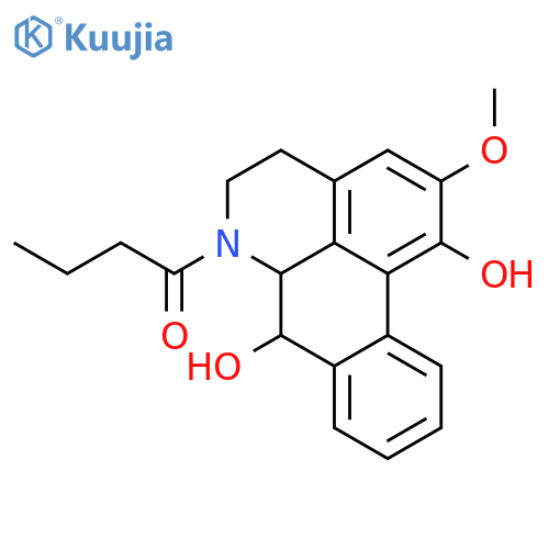 1,2,7-Trihydroxyaporphine; (6aR,7R)-form, O2-Me, N-de-Me, N-butanoyl structure