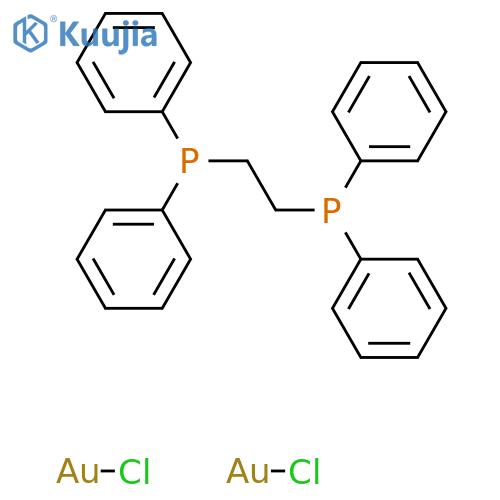 Dichloro(DPPE)digold(I) structure