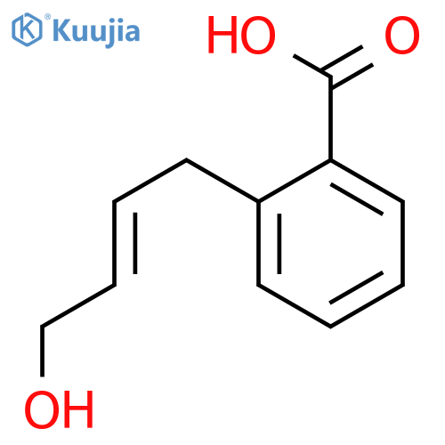 Benzoic acid, 2-[(2Z)-4-hydroxy-2-buten-1-yl]- structure